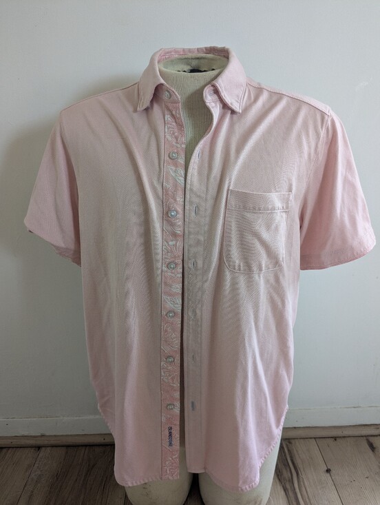 Tommy Bahama Other - Tommy Bahama Light Pink Short-Sleeve Button Down Shirt